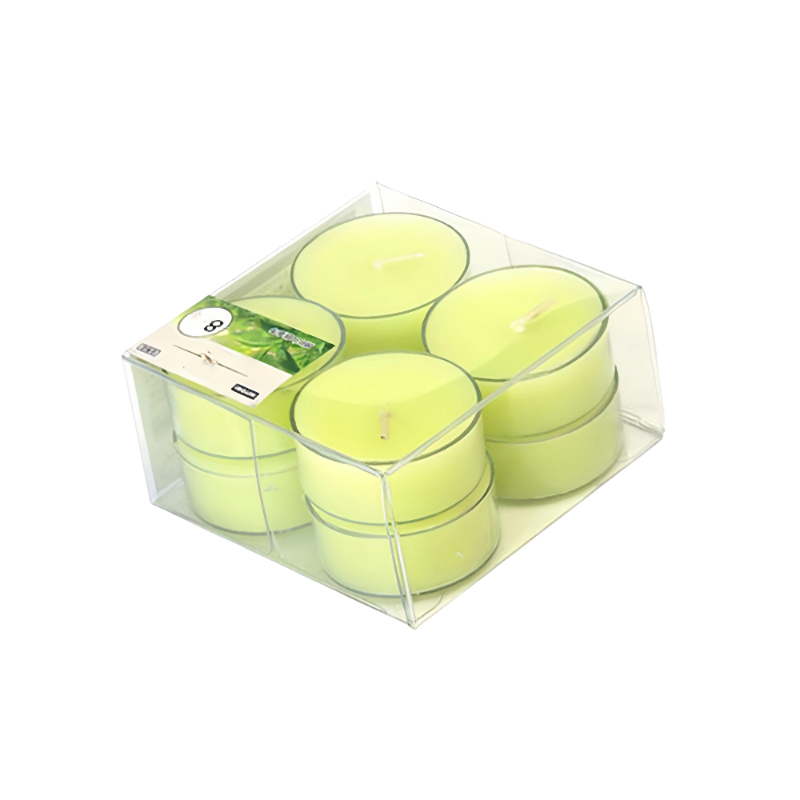 Colorful Paraffin Wax 8 Hours Burning Tea Lights