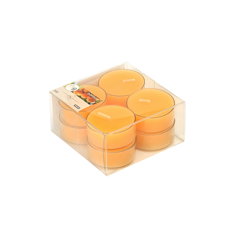 Colorful Paraffin Wax 8 Hours Burning Tea Lights