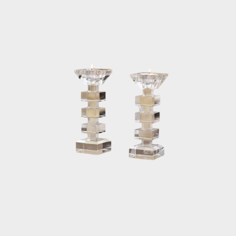 European-Style Single-Head Dual-Use Crystal Candle Holder