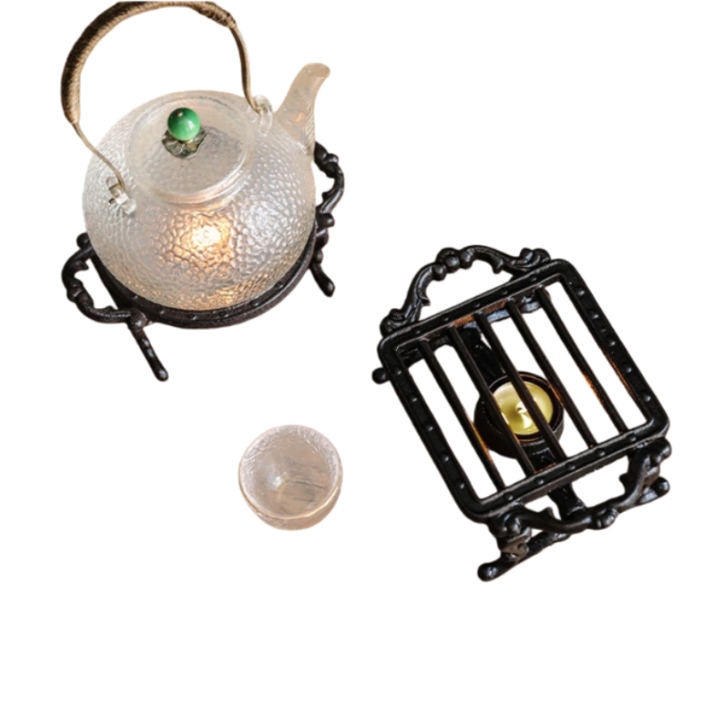 Heat Insulation Rack Retro Cast Iron Tea Coffee Alcohol Stove