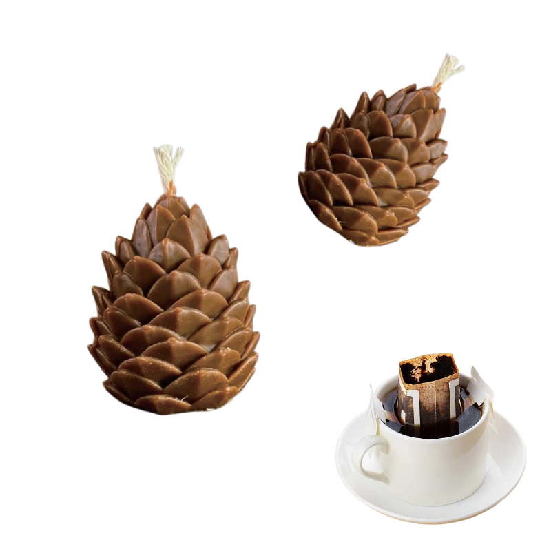 Custom Pinecone Craft Candle