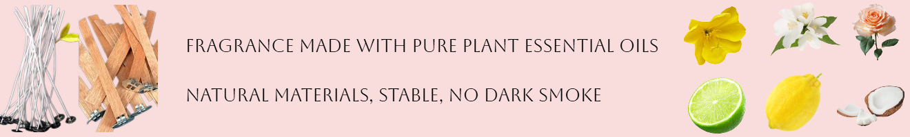 DIY colourable plaster scented candles