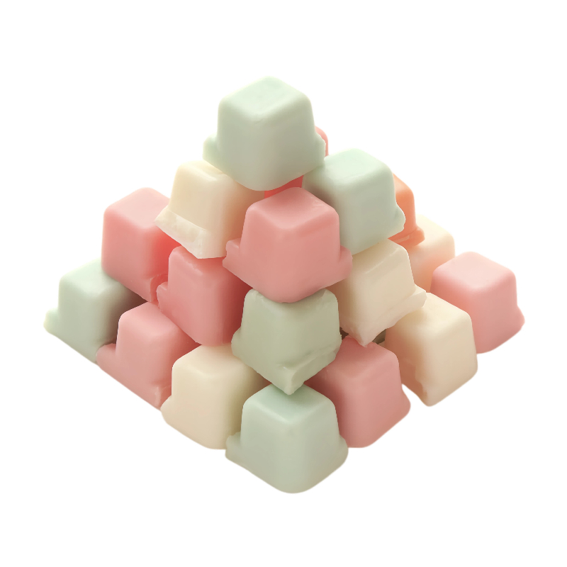 Macaron-coloured Soy Wax Fragrance Cubes