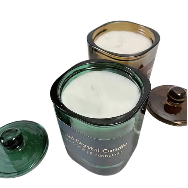 Essential Oil Crystal candle