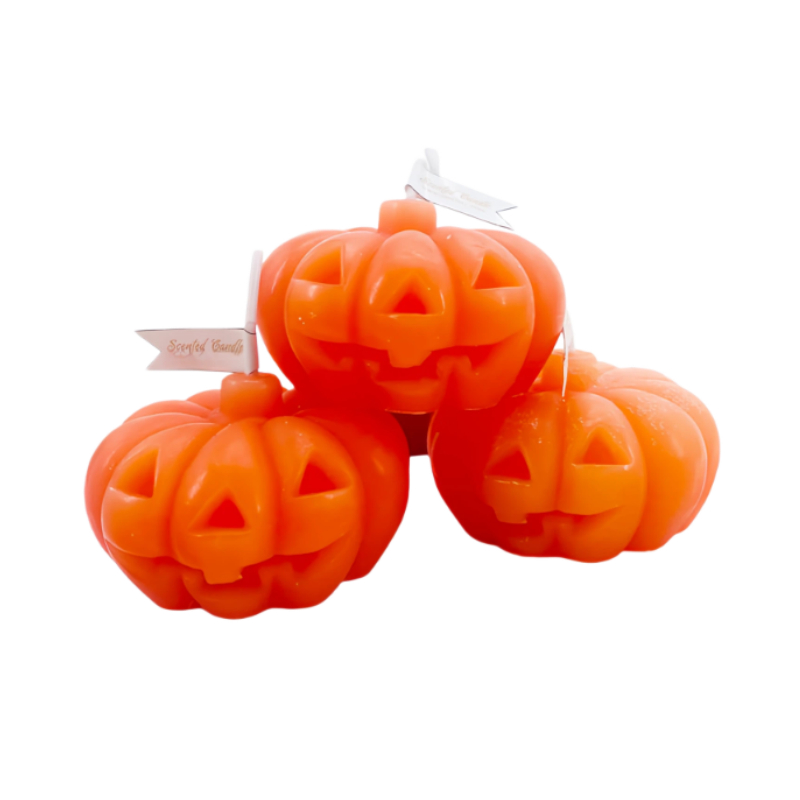 Creative Handmade Halloween Pumpkin Soy Wax Candle | Thanksgiving Scented Candle