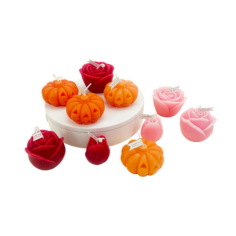Creative Handmade Halloween Pumpkin Soy Wax Candle | Thanksgiving Scented Candle