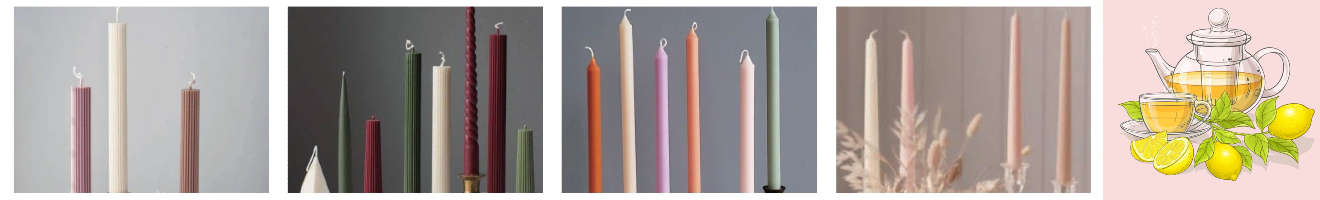 Halloween Drip Taper Candles Halloween Drip Taper Candles
