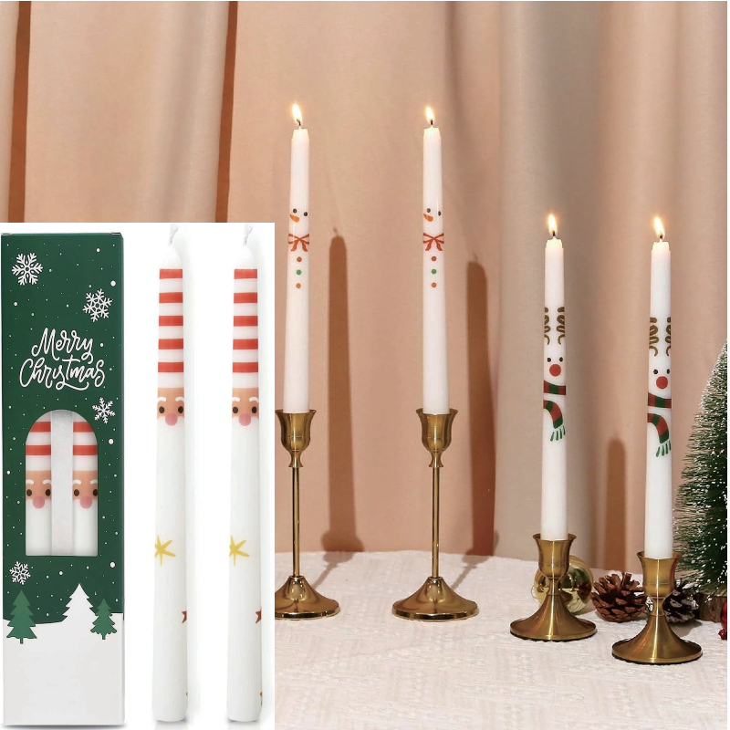 Halloween Drip Taper Candles | Handmade Gothic Dinner Candles