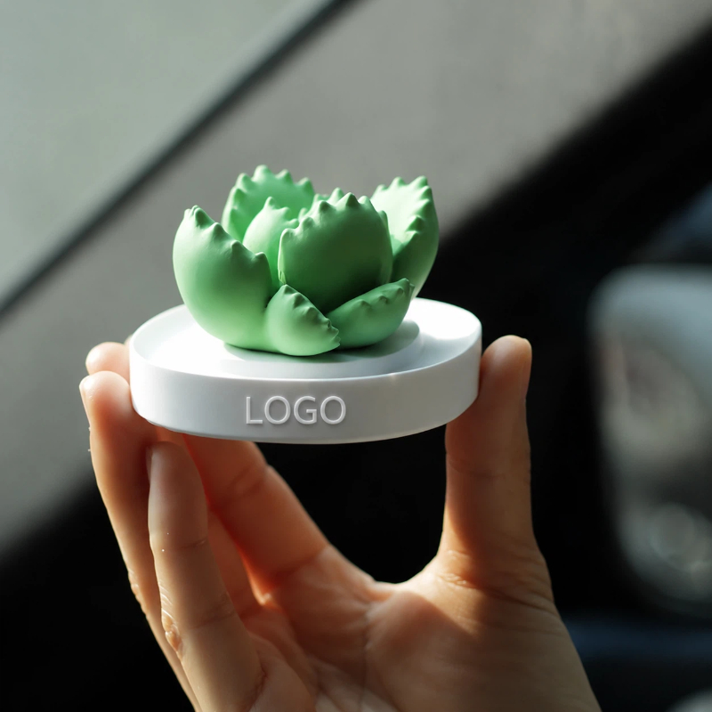 Succulent Shape Plaster Decorative Home Fragrance Ornam