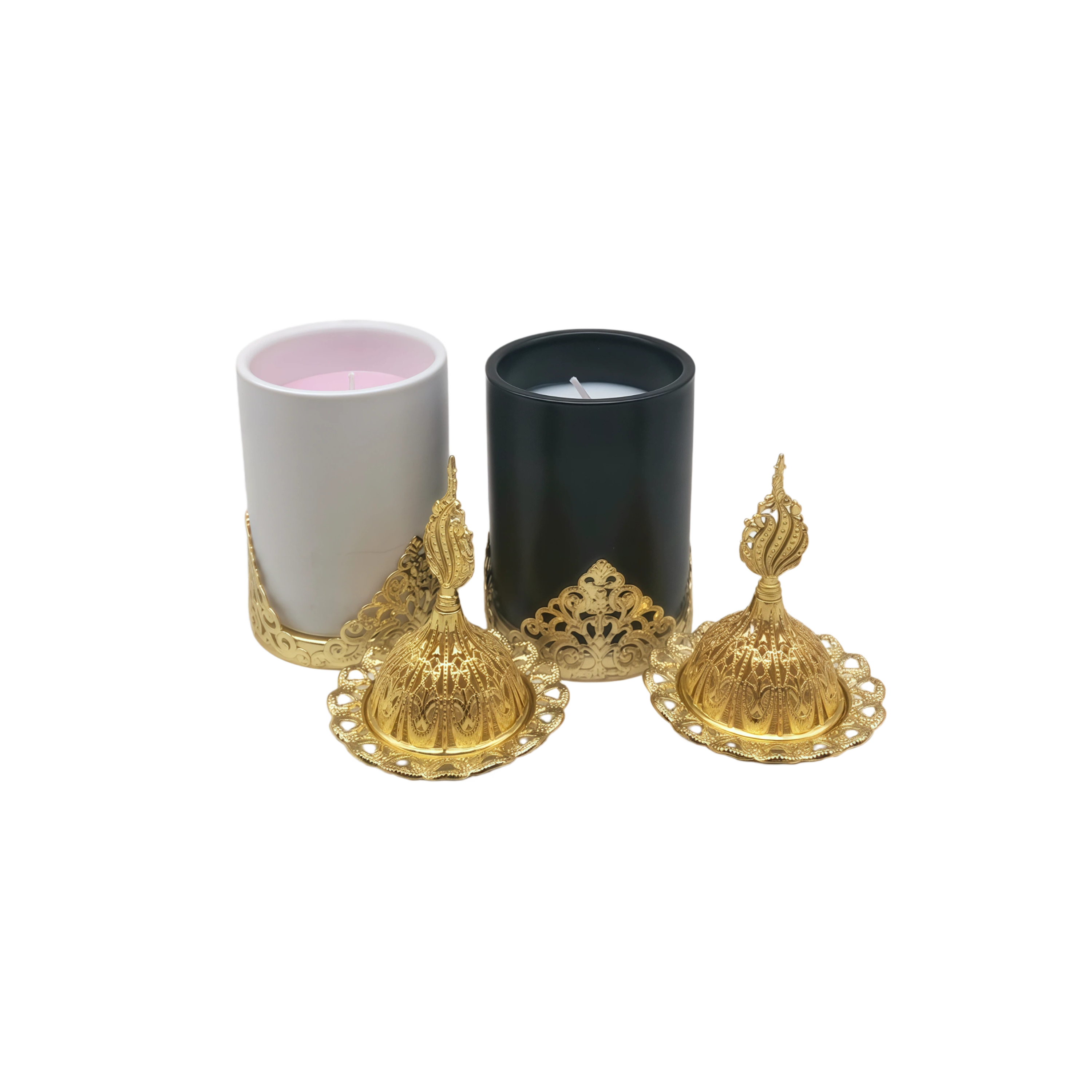 Reusable Middle Eastern-Style Ceramic Jars Soy Wax Scented Candles