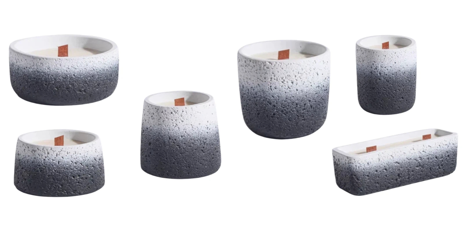 Cement Cup Scented Candle Cement Cup Scented Candle
